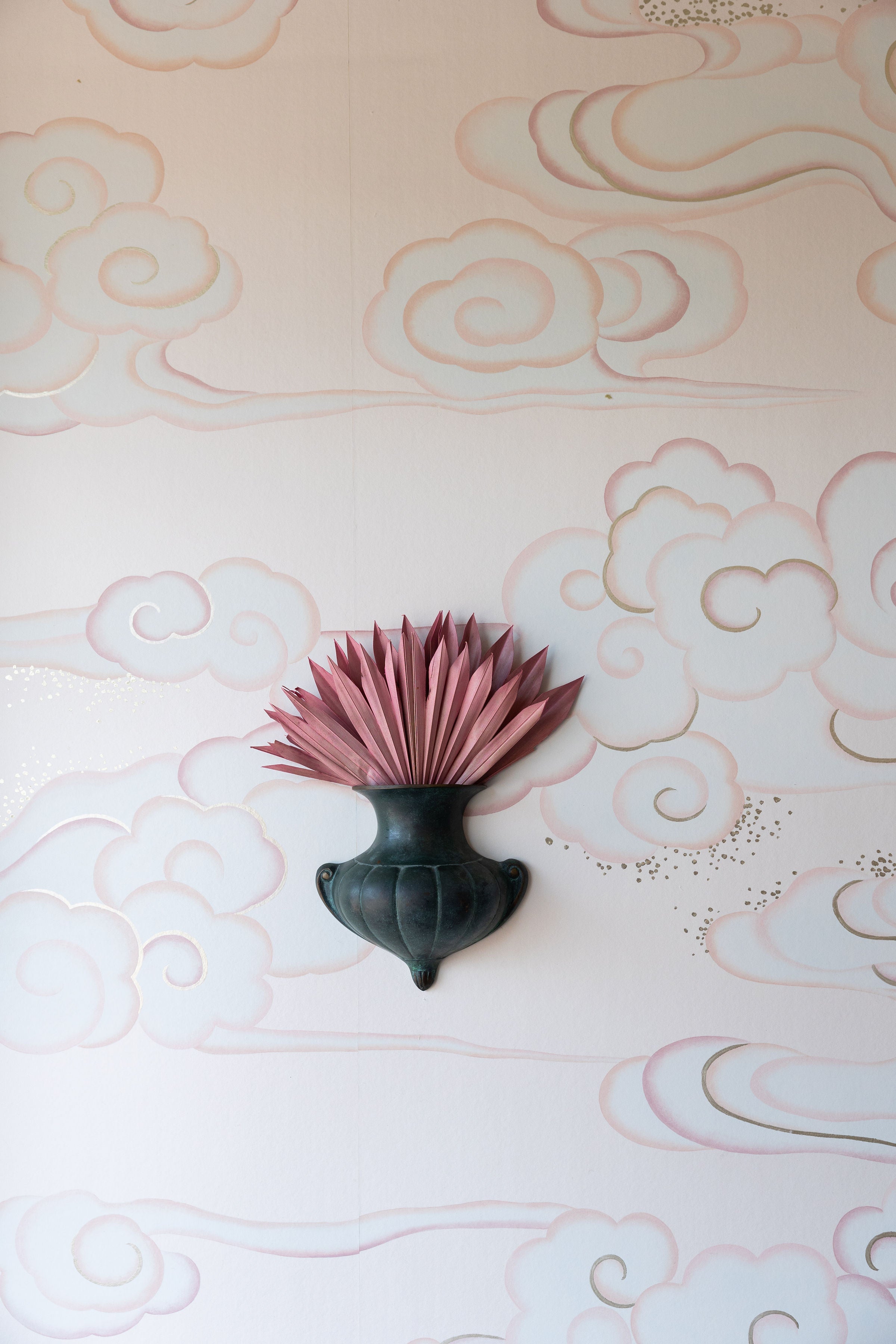 Zephyr – Hand-Painted Wallpaper by Aqualille