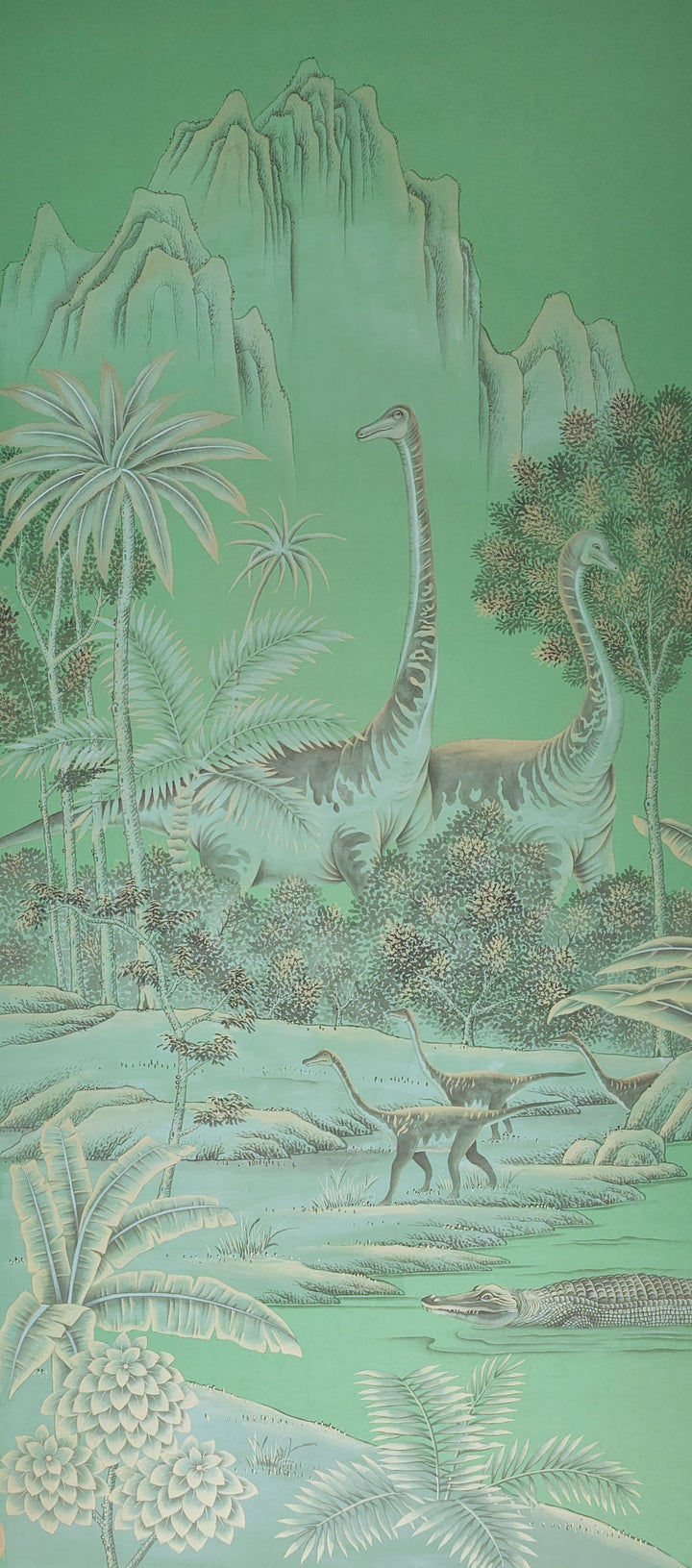 Dinoscape scenic wallpaper in Jurassic
