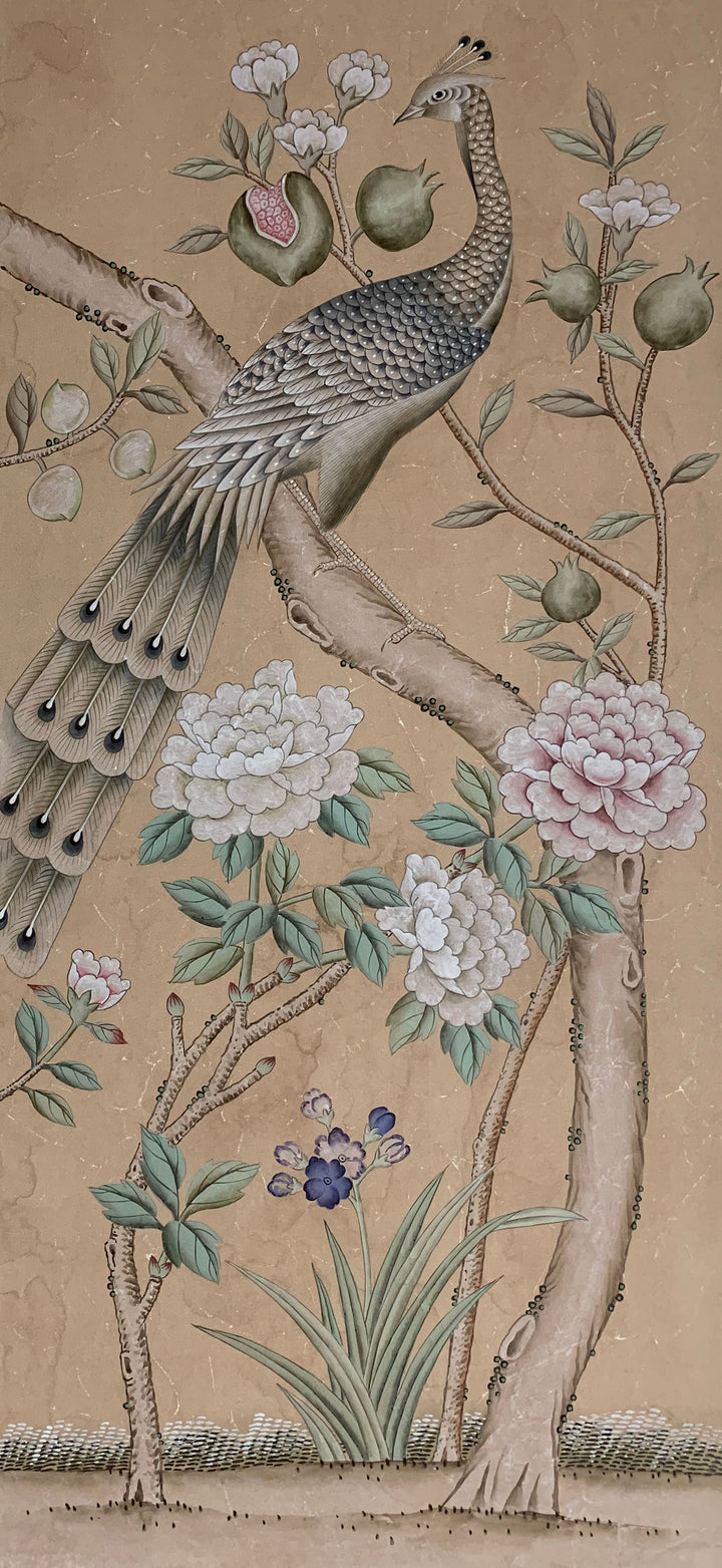 Dynasty hand-painted wallpaper, alternate view 3