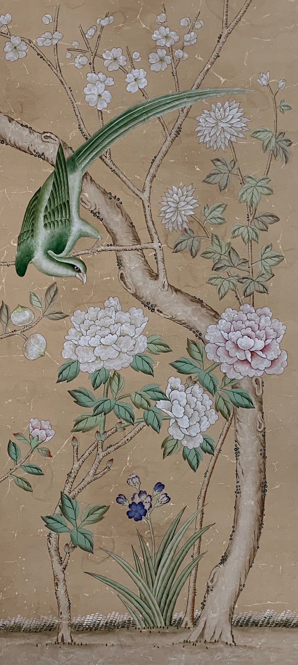 Milton hand-painted wallpaper, alternate view 2