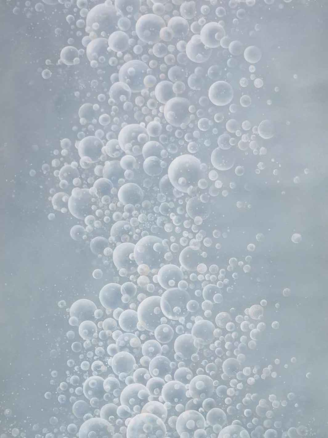 Aqualille bubble wallpaper in niagara