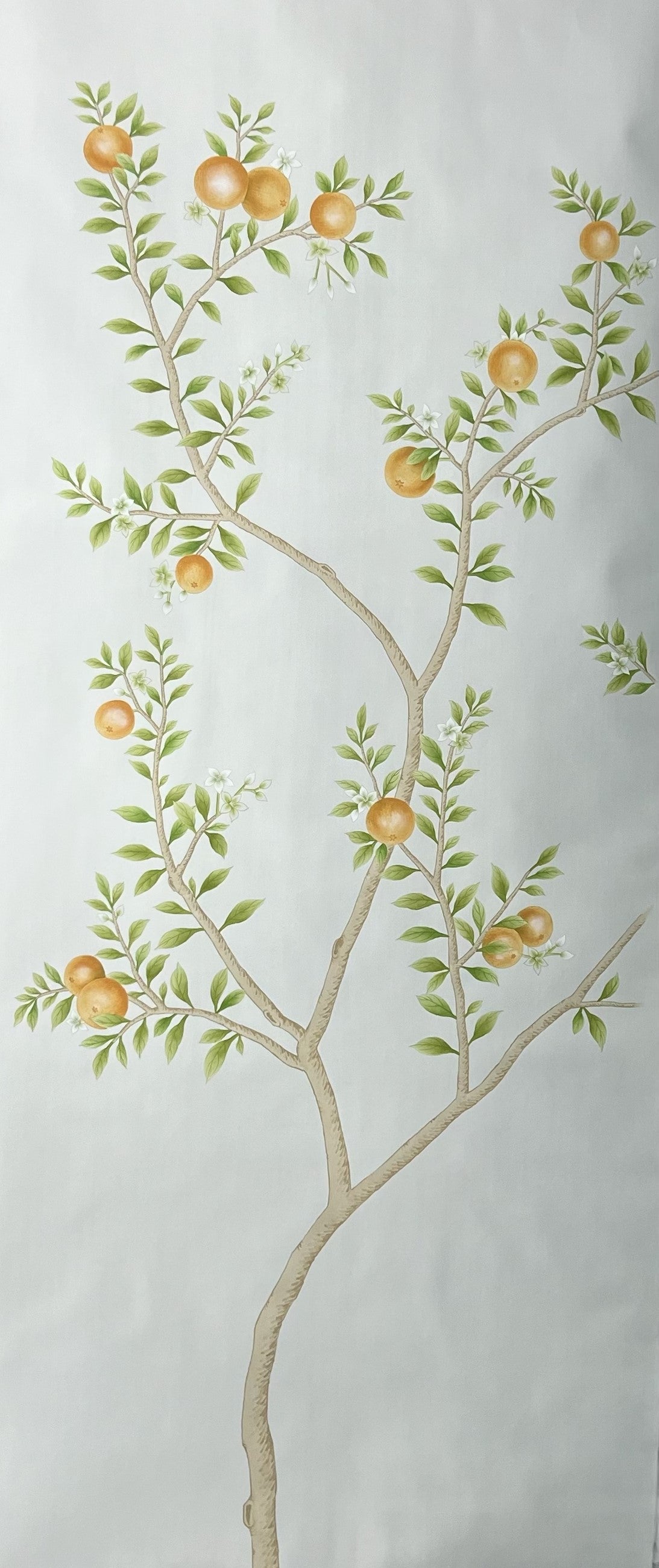 Honeybell – Hand-Painted Wallpaper by Aqualille