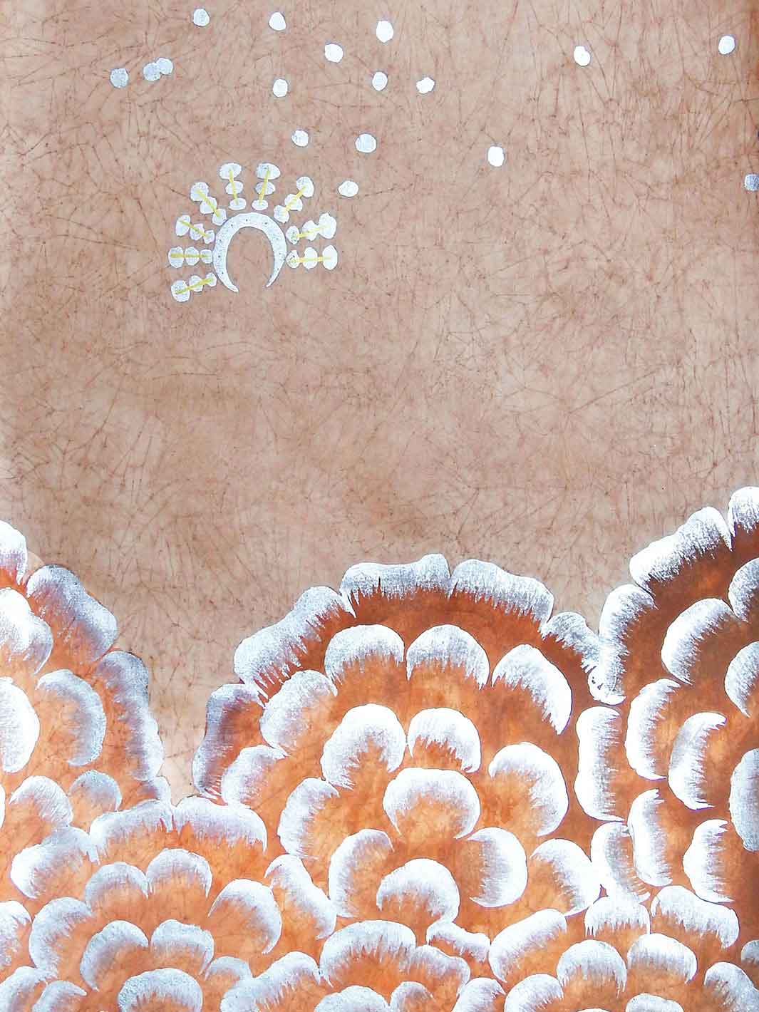Aqualille Calamus wallpaper in Ambra