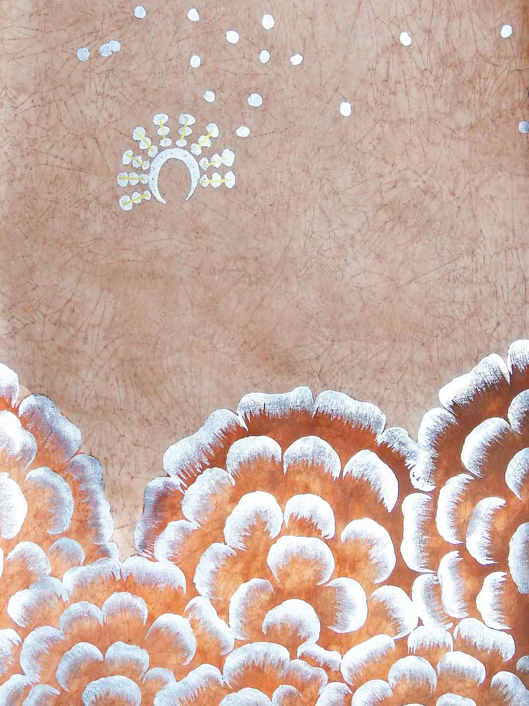 Kapok - Hand-Painted Wallpaper – Aqualille